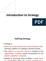 Introduction To Strategy