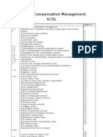 Index of Compensation Management