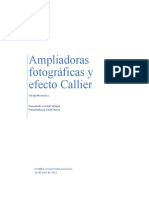 Ampliadoras Fotográficas y Efecto Callier