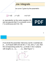 Line Integrals: X X (T) y y (T) A