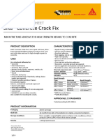 Sika® Concrete Crack Fix: Product Data Sheet