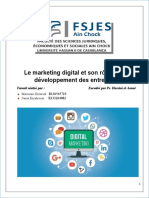 Le Marketing Digital Et Son Rôle Dans Le Développement Des Entreprises