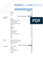 Modèle de Budget À Base Zéro