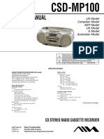 Service Manual: CSD-MP100