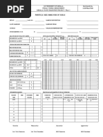 Standard Lab. Forms - Soils