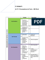 Procesador de Textos MS Word