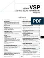 Approaching Vehicle Sound For Pedestri-Ans (VSP) : Section