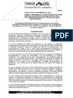 Decreto No. 154 de 2019 - CONFORMACION CMGRD