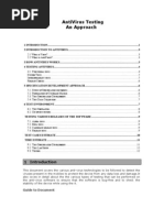 Antivirus Testing An Approach: Guide To Document