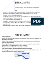 Site Climate