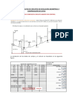 Ejercicios Resueltos de Circuitos de Nivelación Geométrica y Compensación de Cotas