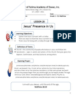 CL 1 Module 4TH Quarter Lesson 20