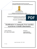 Modélisation Et Commande D'une Machine: Asynchrone À Double Alimentation