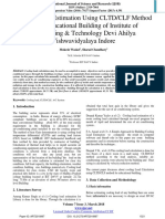 Cooling Load Estimation Using CLTD/CLF Method For An Educational Building of Institute of Engineering & Technology Devi Ahilya Vishwavidyalaya Indore