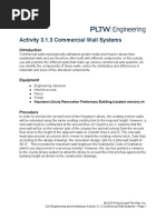 Activity 3.1.3 Commercial Wall Systems