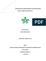 Sistema de Distribucion de Medicamentos en Dosis Unitaria Perfil Farmacoterapeutico