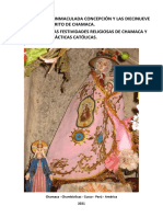 Las Festividades Religiosas de Chamaca y Sus Antiguas Prácticas Católicas