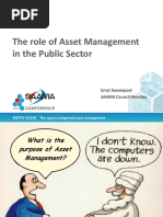 SAAMA The Role of Asset Management in The Public Sector