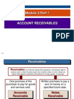 Module 3. Part 1 - Accounts Receivable For Students