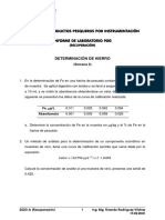 FIQ 90G Tarea S2 Determinación de Hierro - Determinación Simultánea