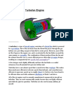 Turbofan Engine: Aircraft Engine Ducted Fan Gas Turbine