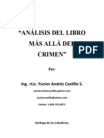 Análisis Del Libro Más Allá Del Crimen