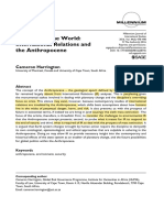 Harrington (2016) The Ends of The World - International Relations and The Anthropocene