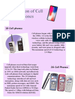 Evolution of Cell Phones