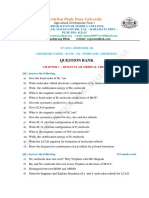 Question Bank - Sem - III - TYBSC Chemistry Paper - II (Inorganic Chemistry)