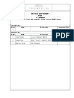 Method Statement FOR Flooring: 10 M - T A&Bc EV - F & Mep W