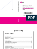 Service Manual: Detachable Front Panel Car CD Receiver