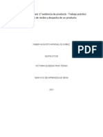 ¿Actividad de Envío 1? Evidencia de Producto - Trabajo Práctico Proceso de Recibo y Despacho de Un Producto