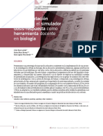 Experimentación Virtual Con El Simulador Dosis-Respuesta Como Herramienta Docente en Biología