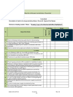 Electrical Panels Installation Checklist