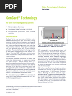 Gengard Technology: For Open Recirculating Cooling Systems