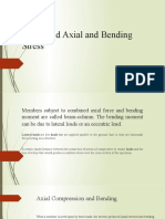 2 Combined Axial and Bending Stress