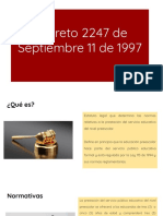 Decreto 2247 de 1997