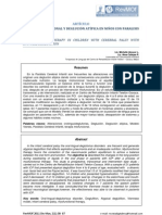 Terapia Miofuncional y Deglución Atípica en Niños Con Paralisis Cerebral