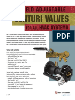 A-627 B&G Field Adjustable Venturi Valves For All HVAC Systems Brochure