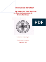 A Convenção de Marrakech: Manual de Instruções para Membros No Grau de Associado Da Ordem Martinista