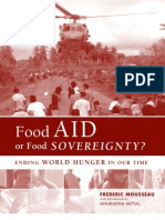 Food Aid or Food Sovereignty