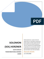 Solomon (Sol) Kerzner: Mamello Bolofo