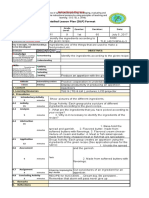 Detailed Lesson Plan (DLP) Format: Instructional Planning