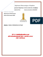 République Algérienne Démocratique Et Populaire: TP 2: Initialisation Au Développement Des Cartes Avec PIC 16F84A