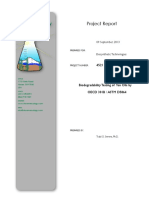 Biodegradeability Testing of 10 Oils by OECD301B