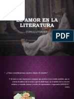 Tópico Del Amor en La Literatura - Nivelación Iv° Medio Común