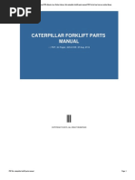 Caterpillar Forklift Parts Manual: - PDF - 44 Pages - 229.24 KB - 25 Aug, 2014