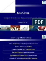 Tata Group: Strategies For Effective Succession Planning and Internal Leadership Training