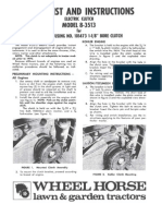 WheelHorse Electric Clutch Conversion For Post 1970 Tractors 8-3513