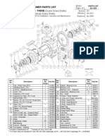 Blackmer Parts List Pump Models: Txd3E Tx3E: (Double Ended Shafts) (Single Ended Shafts)